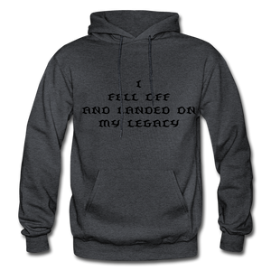 Landed on my legacy Men's Hoodie - charcoal grey