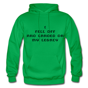 Landed on my legacy Men's Hoodie - kelly green