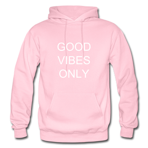 "GOOD VIBES ONLY " NDABDLG HOODIE - light pink