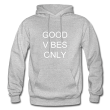Load image into Gallery viewer, &quot;GOOD VIBES ONLY &quot; NDABDLG HOODIE - heather gray
