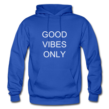 Load image into Gallery viewer, &quot;GOOD VIBES ONLY &quot; NDABDLG HOODIE - royal blue
