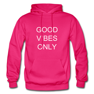 "GOOD VIBES ONLY " NDABDLG HOODIE - fuchsia