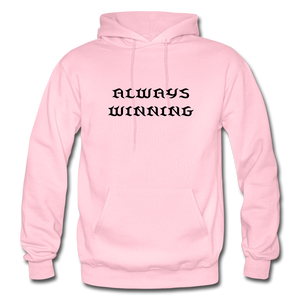 Men's Hoodie "ALWAYS WINNING" - light pink