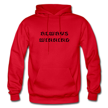 Load image into Gallery viewer, Men&#39;s Hoodie &quot;ALWAYS WINNING&quot; - red
