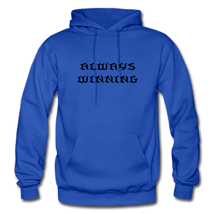 Men's Hoodie "ALWAYS WINNING" - royal blue