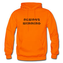 Load image into Gallery viewer, Men&#39;s Hoodie &quot;ALWAYS WINNING&quot; - orange
