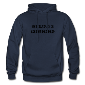 Men's Hoodie "ALWAYS WINNING" - navy