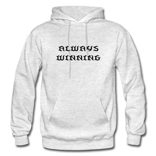 Load image into Gallery viewer, Men&#39;s Hoodie &quot;ALWAYS WINNING&quot; - light heather gray
