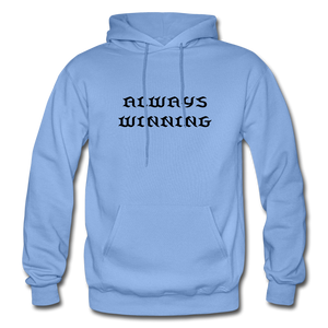 Men's Hoodie "ALWAYS WINNING" - carolina blue