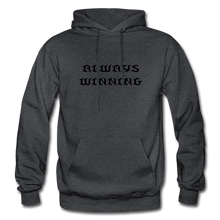 Load image into Gallery viewer, Men&#39;s Hoodie &quot;ALWAYS WINNING&quot; - charcoal grey
