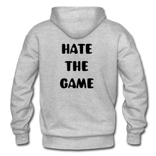 Load image into Gallery viewer, DONT HATE ME &#39;HAYE THE GAME NDABLDG HOODIES - heather gray
