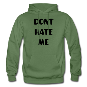 DONT HATE ME 'HAYE THE GAME NDABLDG HOODIES - military green