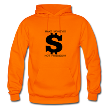 Load image into Gallery viewer, NDABLDG &quot;MAKE MONEY &quot;Men&#39;s Hoodie - orange
