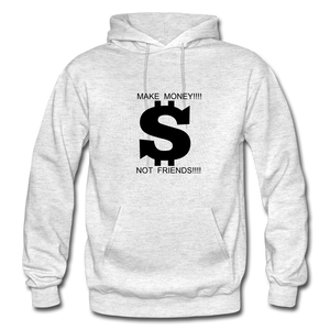 NDABLDG "MAKE MONEY "Men's Hoodie - light heather gray