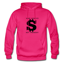 Load image into Gallery viewer, NDABLDG &quot;MAKE MONEY &quot;Men&#39;s Hoodie - fuchsia
