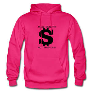 NDABLDG "MAKE MONEY "Men's Hoodie - fuchsia