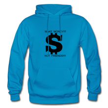 Load image into Gallery viewer, NDABLDG &quot;MAKE MONEY &quot;Men&#39;s Hoodie - turquoise
