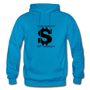 NDABLDG "MAKE MONEY "Men's Hoodie - turquoise