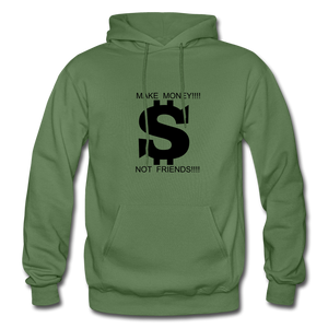NDABLDG "MAKE MONEY "Men's Hoodie - military green