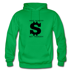 NDABLDG "MAKE MONEY "Men's Hoodie - kelly green