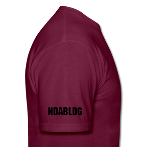 "DONT HATE ME""HATE THE GAME" T-SHIRT - burgundy