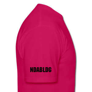 "DONT HATE ME""HATE THE GAME" T-SHIRT - fuchsia