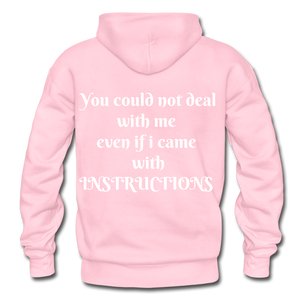 even if i came with instructions "ndabldg  Hoodie - light pink