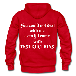 even if i came with instructions "ndabldg  Hoodie - red