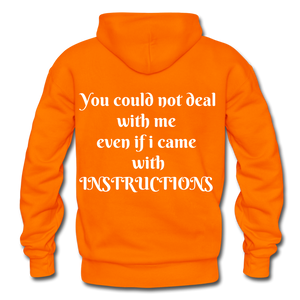 even if i came with instructions "ndabldg  Hoodie - orange