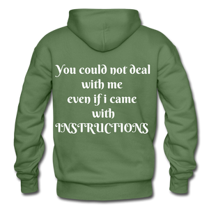 even if i came with instructions "ndabldg  Hoodie - military green