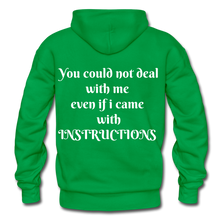 Load image into Gallery viewer, even if i came with instructions &quot;ndabldg  Hoodie - kelly green

