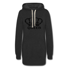 Load image into Gallery viewer, Queen ndabldg Women&#39;s Hoodie Dress - heather black
