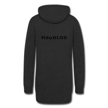 Load image into Gallery viewer, Queen ndabldg Women&#39;s Hoodie Dress - heather black
