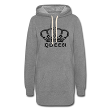 Load image into Gallery viewer, Queen ndabldg Women&#39;s Hoodie Dress - heather gray
