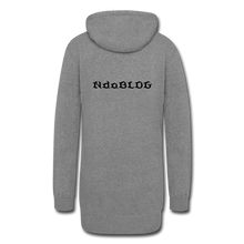 Load image into Gallery viewer, Queen ndabldg Women&#39;s Hoodie Dress - heather gray
