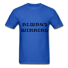 Load image into Gallery viewer, &quot;ALWAYS WINNING&quot; NdaBLDG T-SHIRT - royal blue
