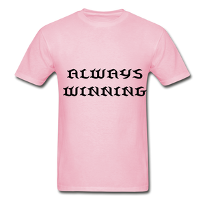 "ALWAYS WINNING" NdaBLDG T-SHIRT - light pink