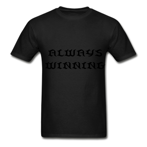 "ALWAYS WINNING" NdaBLDG T-SHIRT - black