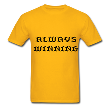 Load image into Gallery viewer, &quot;ALWAYS WINNING&quot; NdaBLDG T-SHIRT - gold
