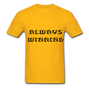 "ALWAYS WINNING" NdaBLDG T-SHIRT - gold