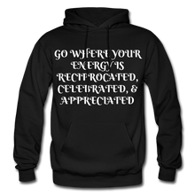 Load image into Gallery viewer, NDABLDG &quot;ENERGY&quot; HOODIE - black
