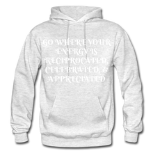 Load image into Gallery viewer, NDABLDG &quot;ENERGY&quot; HOODIE - light heather gray
