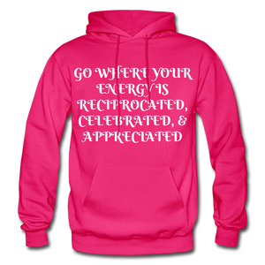 NDABLDG "ENERGY" HOODIE - fuchsia