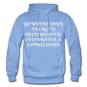NDABLDG "ENERGY" HOODIE - carolina blue