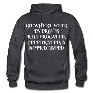 NDABLDG "ENERGY" HOODIE - charcoal grey