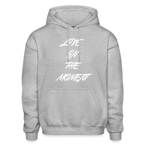 NDABLDG "LIVE IN THE MOMENT HOODIES" - heather gray