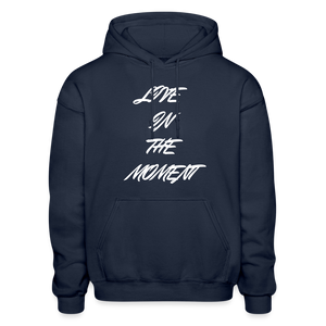 NDABLDG "LIVE IN THE MOMENT HOODIES" - navy